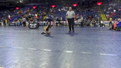 45 lbs Consy 4 - Carson Carolus, Juniata Valley vs Kaden Slebodnik, Belle Vernon