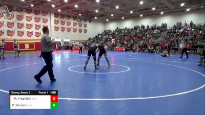 190 lbs Champ. Round 2 - Marshall Froehlich, Columbus St. Francis DeSales vs Caiden Nichols, Perrysburg