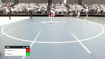 116 lbs Semifinal - Lucia Ranieri, Cordoba Trained vs Hailey Beck, Lenape