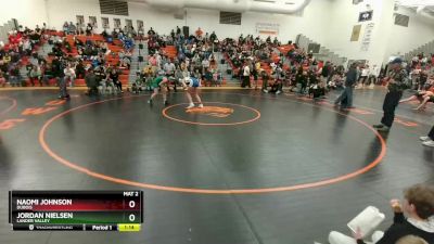 130 lbs Round 4 - Naomi Johnson, Dubois vs Jordan Nielsen, Lander Valley