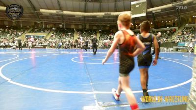 60 lbs Consi Of 4 - Ryett Rinn, Tulsa Blue T Panthers vs Lorenzo Hawkins, Tulsa Blue T Panthers