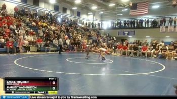 138 lbs Semis & 1st Wb (8 Team) - Marley Washington, Mt. Pisgah Christian School vs Lance Thacker, Social Circle