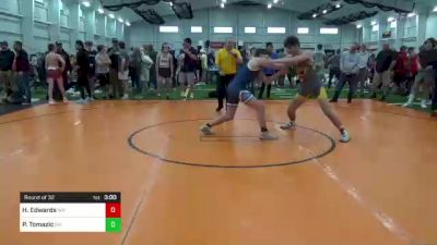 C-152 lbs Round Of 32 - Hayden Edwards, WV vs Pj Tomazic, OH