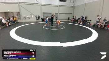 97 lbs Round 2 (6 Team) - Mackinzie Brewer, Missouri vs Winter West, Washington