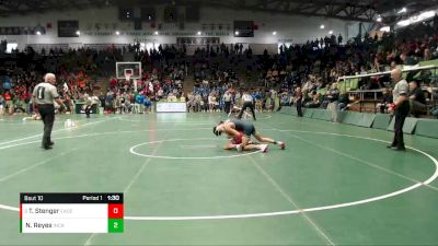 113 lbs Champ. Round 1 - Tyler Stenger, East Central vs Nathan Reyes, Indianapolis Cathedral