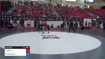 57 kg Cons 8 #1 - Benjamin Monn, George Mason vs Marc-Anthony McGowan, Blairstown Wrestling Club