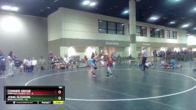 182 lbs Round 1 (6 Team) - John Gleason, Brawlers Elite vs Conner Grose, Nebraska Hangin` 10`s