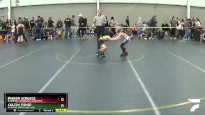 49 lbs Quarterfinal - Parker Scruggs, Guerrilla Wrestling Associatio vs Colten Fisher, Rangers Wrestling Club