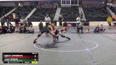 150 lbs 1st Place Match - Casey Bowlin, De Soto Kids Wrestling Club vs Harley Zimmerman, Hays