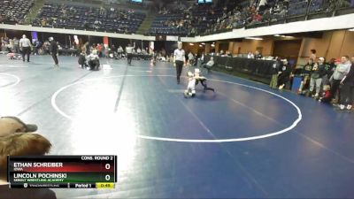 80 lbs Cons. Round 2 - Lincoln Pochinski, Sebolt Wrestling Academy vs Ethan Schreiber, Iowa