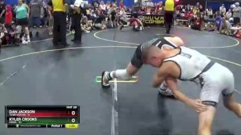 140 lbs Quarterfinals (8 Team) - Kyler Crooks, POWA vs Dan Jackson, Team Gotcha