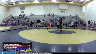 56 lbs Quarterfinal - Peter Drambarean, International Gryphons Wrestling Club vs Bladen Bokinsky, Oak Hill Wrestling Club