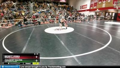 91 lbs Quarterfinal - Beckett Vosika, Riverton Middle School vs Chauncey Dalton, Cody Middle School