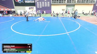 126 lbs Cons. Round 4 - Jordan Penick, Hillsboro Wrestling Club vs Hudson Cisar, South Dakota