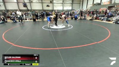 160 lbs Champ. Round 2 - Skyler Salzman, OR vs Francisco Ayala, WA