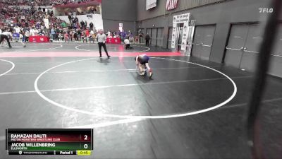 60 lbs Cons. Round 2 - Jacob Willenbring, Ellsworth vs Ramazan Dauti, Milton Monsters Wrestling Club