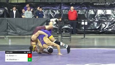 141 lbs Consolation - Dresden Simon, Central Michigan vs Michael Blockhus, Northern Iowa