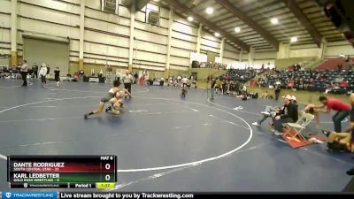 130 lbs Finals (2 Team) - Karl Ledbetter, Gold Rush Wrestling vs Dante Rodriguez, South Central Utah