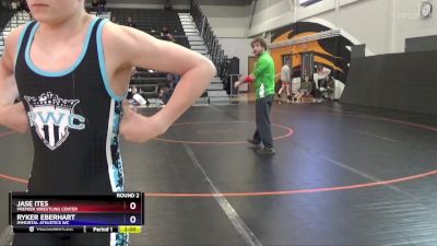 14U-4 lbs Round 2 - Jase Ites, Premier Wrestling Center vs Ryker Eberhart, Immortal Athletics WC