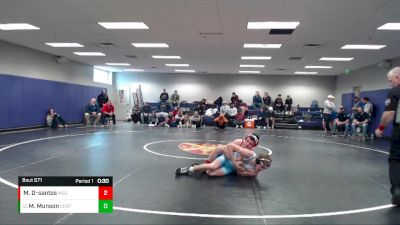 145 lbs Cons. Round 4 - Max Munson, Centennial vs Matheus Dos-santos, McGavock