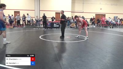 79 kg Rnd Of 64 - Macallistair Chambers, Kansas vs William Henckel, Blairstown Wrestling Club