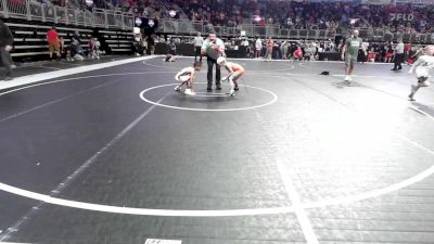 60 lbs Quarterfinal - Cooper Karber, Standfast OKC vs Landon Nunnelly, Hallsville Kids Club