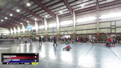 55 lbs Quarterfinal - Raiden Bunn, Washington vs Cooper Tabbert, Montana