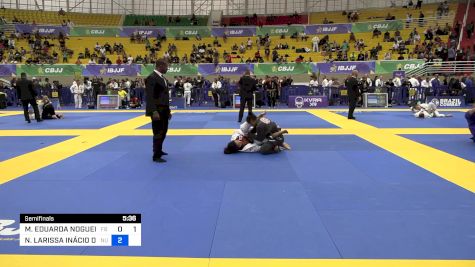 MARIA EDUARDA NOGUEIRA TORRES vs NATASHA LARISSA INÁCIO DOS SANTO 2024 Brasileiro Jiu-Jitsu IBJJF