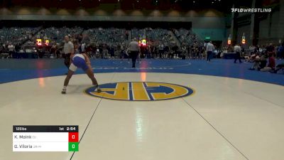 125 lbs Prelims - Korbin Meink, Campbell vs Greg Viloria, UN-Menlo