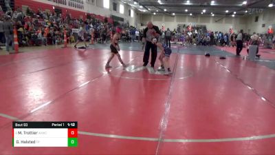 80 lbs Cons. Round 3 - Madilyn Trottier, Apple Valley Wrestling Club vs Gianna Halsted, Team Porcelli