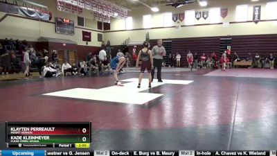 106 lbs Quarterfinal - Klayten Perreault, Mount Vernon vs Kade Kleinmeyer, Clear Creek-Amana