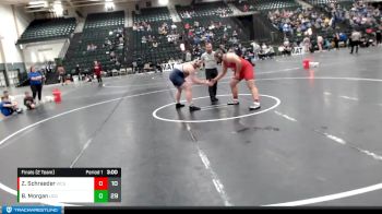 285 lbs Finals (2 Team) - Zach Schraeder, Western Colorado vs Braden Morgan, Central Oklahoma
