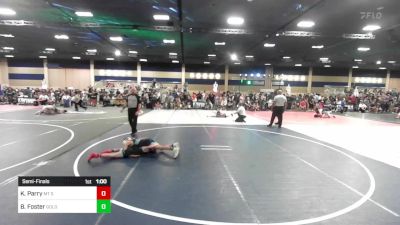 72 lbs Semifinal - Kyler Parry, Mt Spokane Wrestling vs Braiden Foster, Gold Rush Wr Acd