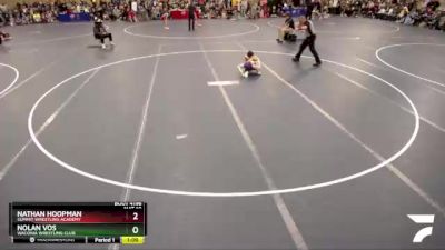 67 lbs Quarterfinal - Nolan Vos, Waconia Wrestling Club vs Nathan Hoopman, Summit Wrestling Academy