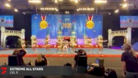 Extreme All Stars - Lvl X [L6 Senior XSmall Coed] 2020 All Star Season Celebration