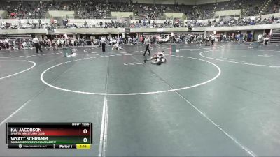 84 lbs Quarterfinal - Wyatt Schramm, Sarbacker Wrestling Academy vs Kai Jacobson, Sparta Wrestling Club