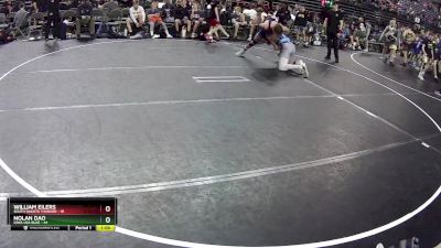 160 lbs Finals (8 Team) - Nolan Dao, Iowa USA Blue vs William Eilers, South Dakota Thunder