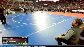 D2-160 lbs Semifinal - Tucker Brockman, Freedom vs Owen Wasley, Saint Croix Central