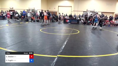 61 kg Rnd Of 64 - Cale Seaton, Big Game Wrestling Club vs Zan Fugitt, Nixa High School Wrestling