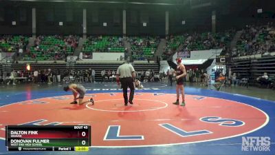 1A-4A 126 Champ. Round 2 - Donovan Fulmer, West End High School vs Dalton Fink, Weaver