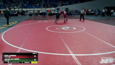 4A-285 lbs Quarterfinal - Sam Lommen, Tillamook vs Nicholas Lopez, Cascade