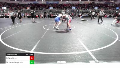 Quarterfinal - Braxton Wright, Webb City Youth Wrestling vs Wyatt Harshbarger, RHYNO ACADEMY Of WRESTLING