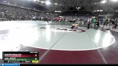 117 lbs 3rd Place Match - Kael Bailey, Deer Park Ironman Wrestling Club vs Hunter Mihaljcic, Peninsula Wrestling Club