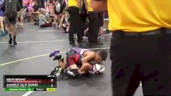 60 lbs Round 5 (6 Team) - Aidyn Bryant, Combative Sports Athletic Center vs DAngelo `lil D` Chavez, Untouchables Purple