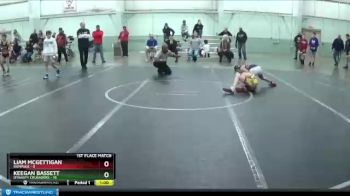 84 lbs Finals (2 Team) - Keegan Bassett, Dynasty Crusaders vs Liam McGettigan, Rampage