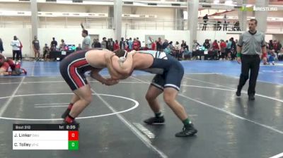 285 lbs Quarterfinal - Jeffrey Linker, Gardner-Webb vs Connor Tolley, Tennessee-Chattanooga