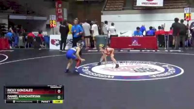 49 lbs Semifinal - Ricky Gonzalez, California vs Daniel Khachatryan, California