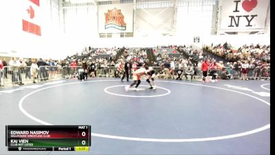 136 lbs Quarterfinal - Kai Vien, Club Not Listed vs Edward Nasimov, Willpower Wrestling Club