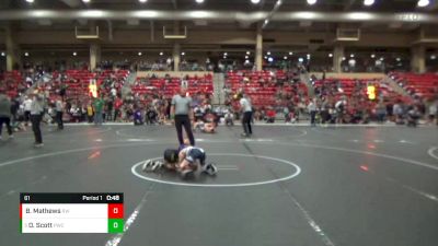 61 lbs Cons. Round 1 - Oliver Scott, POWERHOUSE WRESTLING CLUB vs Brady Mathews, Ridge Wrestling