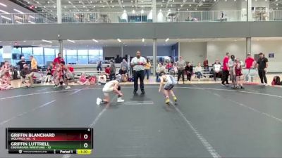 76 lbs Finals (8 Team) - Griffin Luttrell, Crossroads Wrestling vs Griffin Blanchard, Wolfpack WC